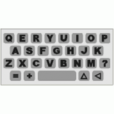 Part 3069bp80 Tile 1 x 2 with Computer Keyboard Simple Pattern